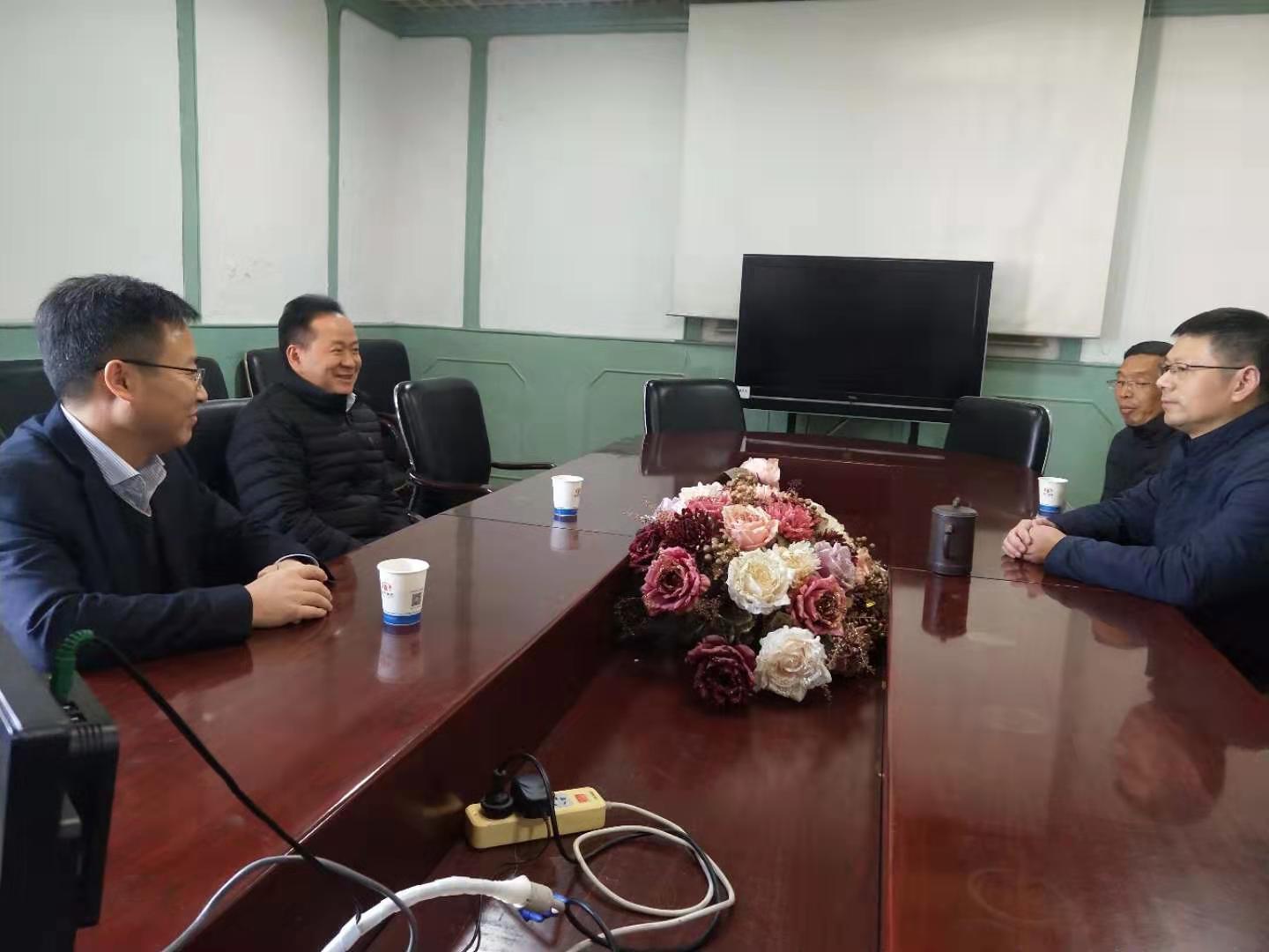 浦发淮安分行领导来公司开展结对帮扶