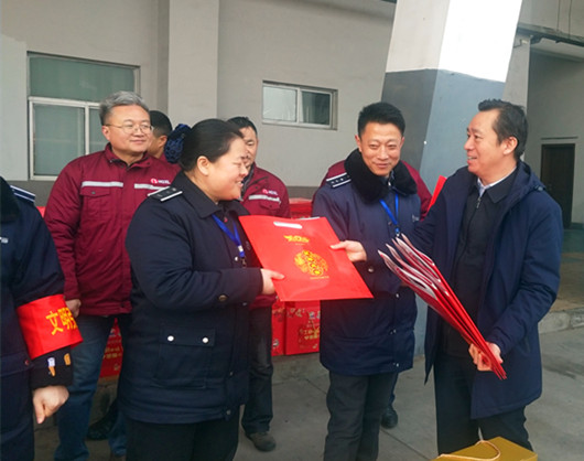 市总工会领导慰问公司一线员工