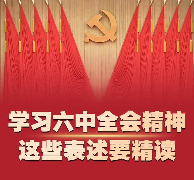 学习六中全会精神，这些表述要精读